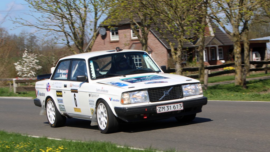 Heino Mejer og Bo Mølgaard kørte en flot generel 6. plads hjem i Cimbern Rally 2018
(Foto: Jens Åge Olesen)
